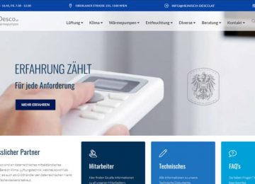 Heinisch-Desco die neue Website